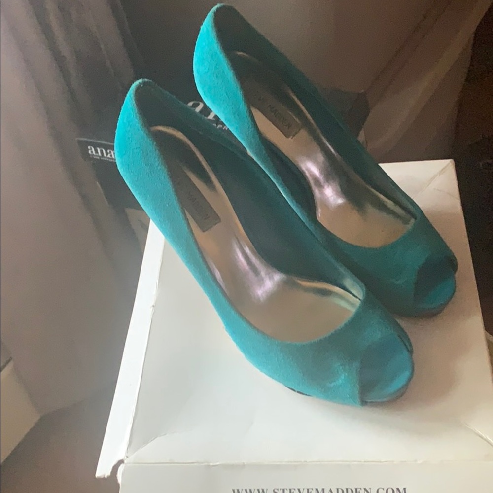 High heel open toe shoes